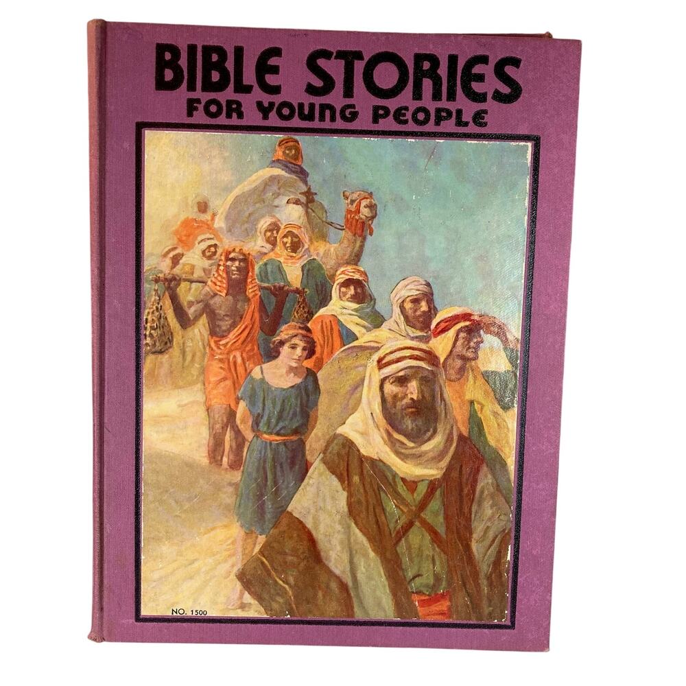 Vintage 50s Bible Stories for Young People (Platt & Munk) Hardcover Illustrated